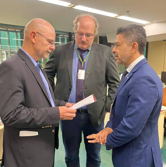 ANPT entrega minuta de projeto de lei sobre limbo previdenciário ao deputado Bohn Gass