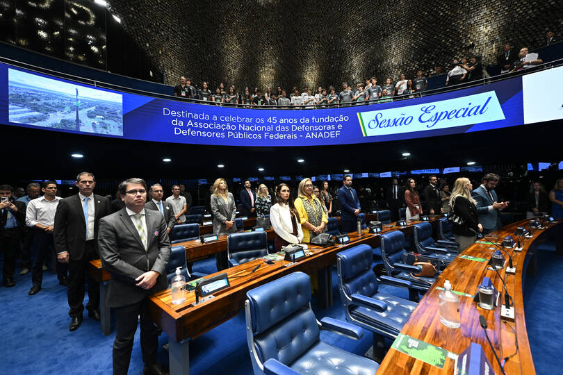 ANPT celebra trajetória da Anadef em Sessão Especial no Senado
