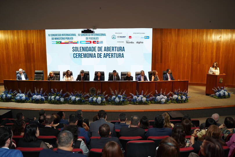 ANPT participa da cerimônia de abertura do IV Congresso Internacional do Ministério Público