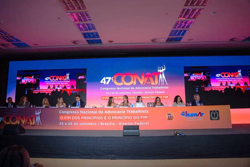 ANPT participa da cerimônia de abertura do 47º Congresso Nacional da Advocacia Trabalhista