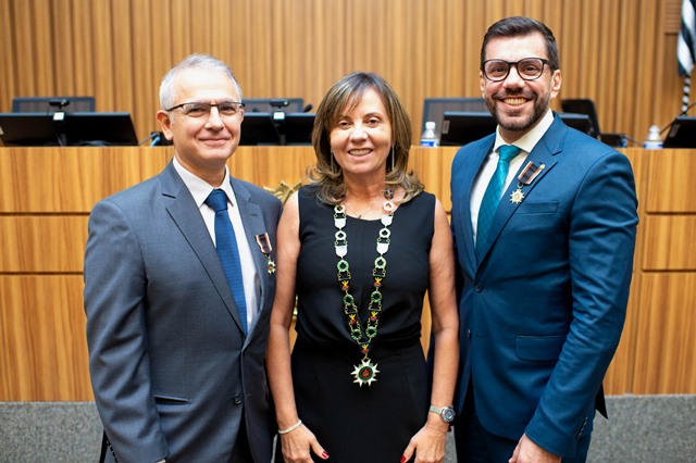 Presidente da ANPT, procuradora-chefa e vice-procurador-chefe recebem homenagem da Justiça do Trabalho da 15ª Região